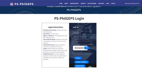 www philgeps gov ph login